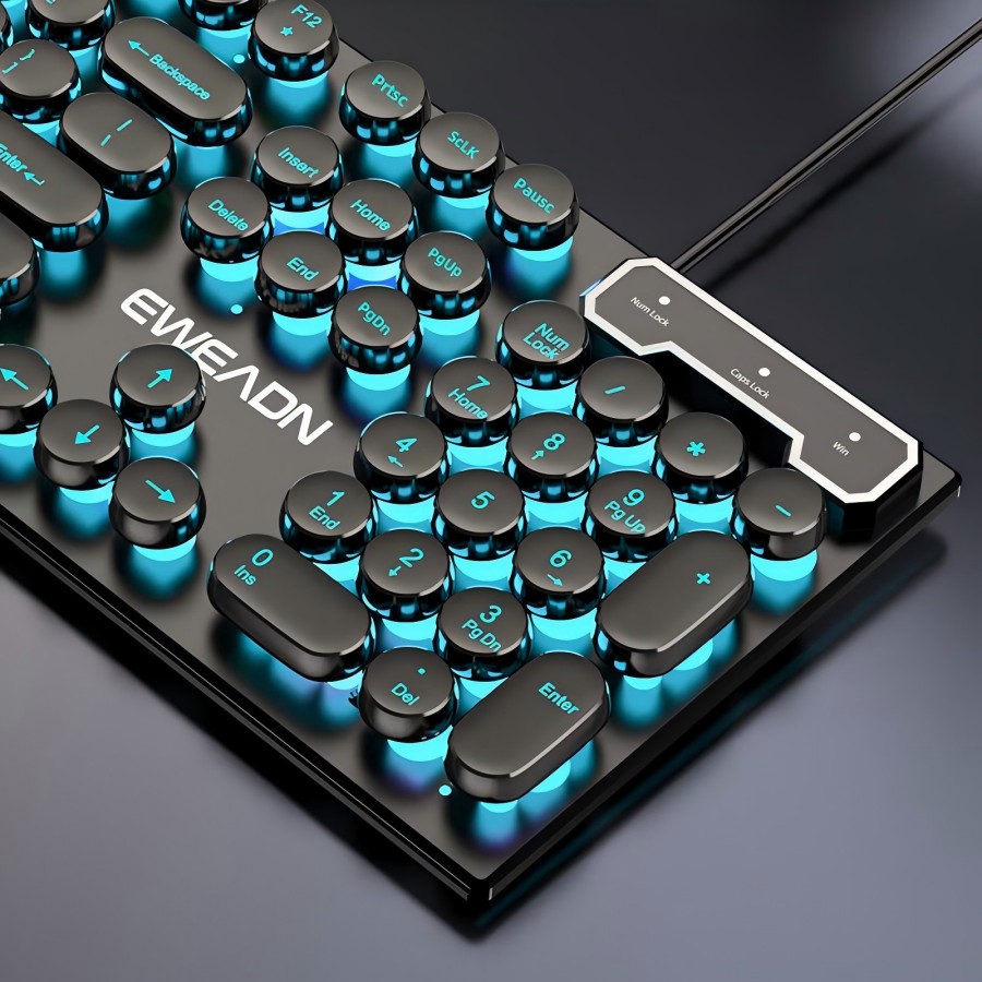 Pc Gaming Keyboards - لوحة مفاتيح ألعاب الآلة الكاتبة EWEADN،