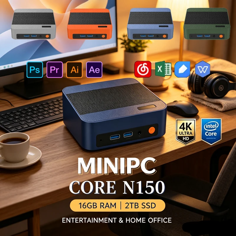 Pc Gaming Editing - جهاز كمبيوتر صغير متعدد الألوان Intel