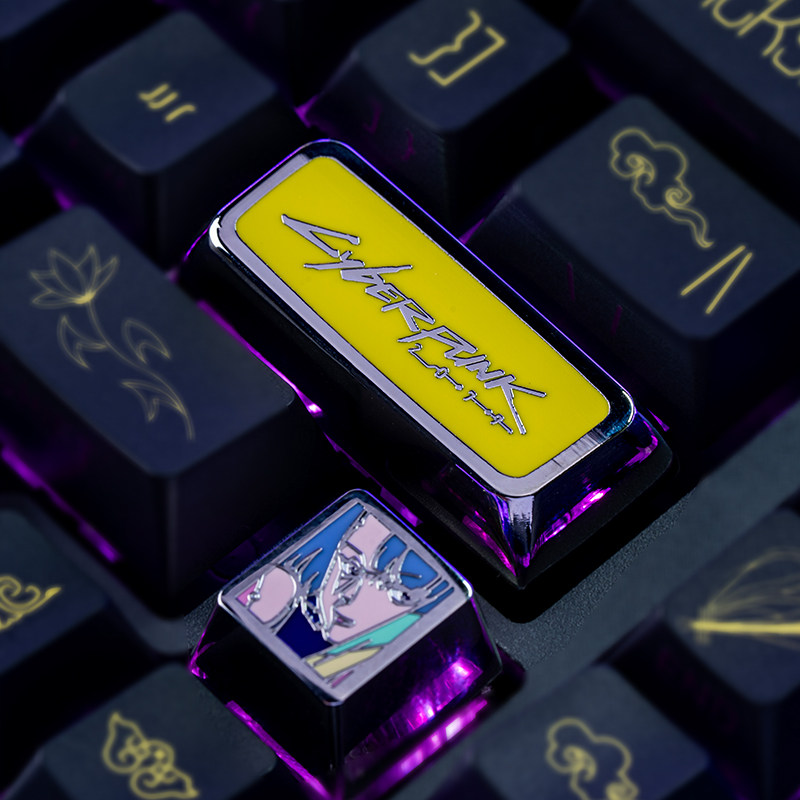 Pc Gaming Keyboards - أغطية مفاتيح أنيمي بتصميم سايبربانك 2077