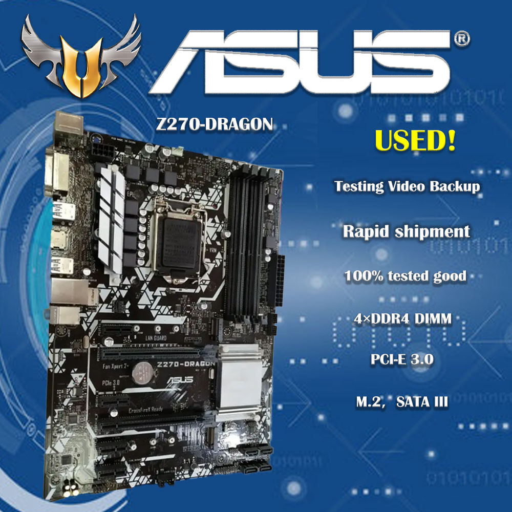 Pc Gaming Intel Core I7 - اللوحة الأم لـ Asus PRIME Z270-DRAGON