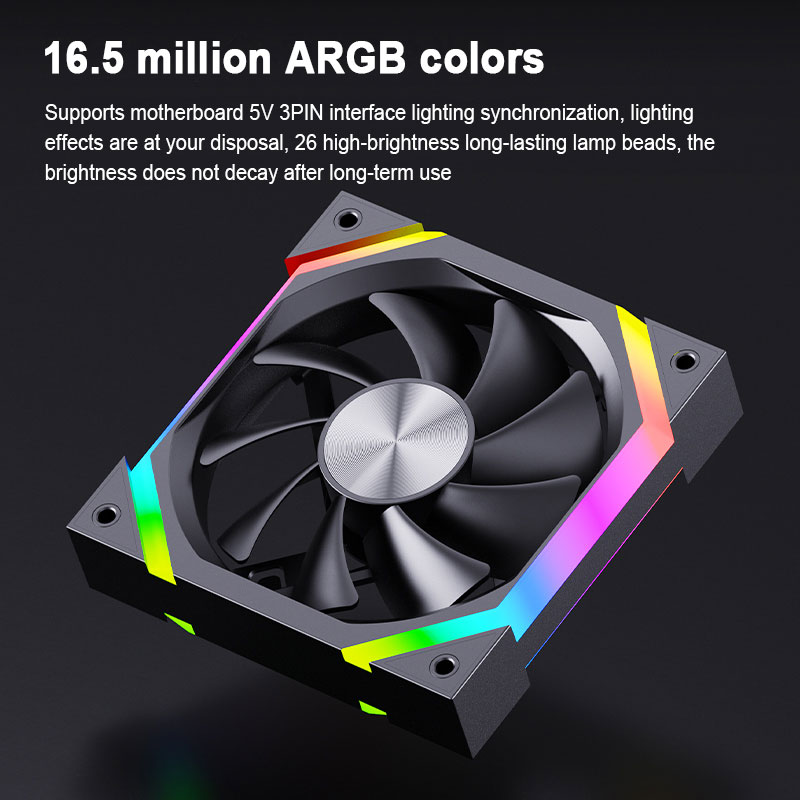 UPSIREN ZF-120 وحدة معالجة خار - مراجعة Argb Case Fan وسعره