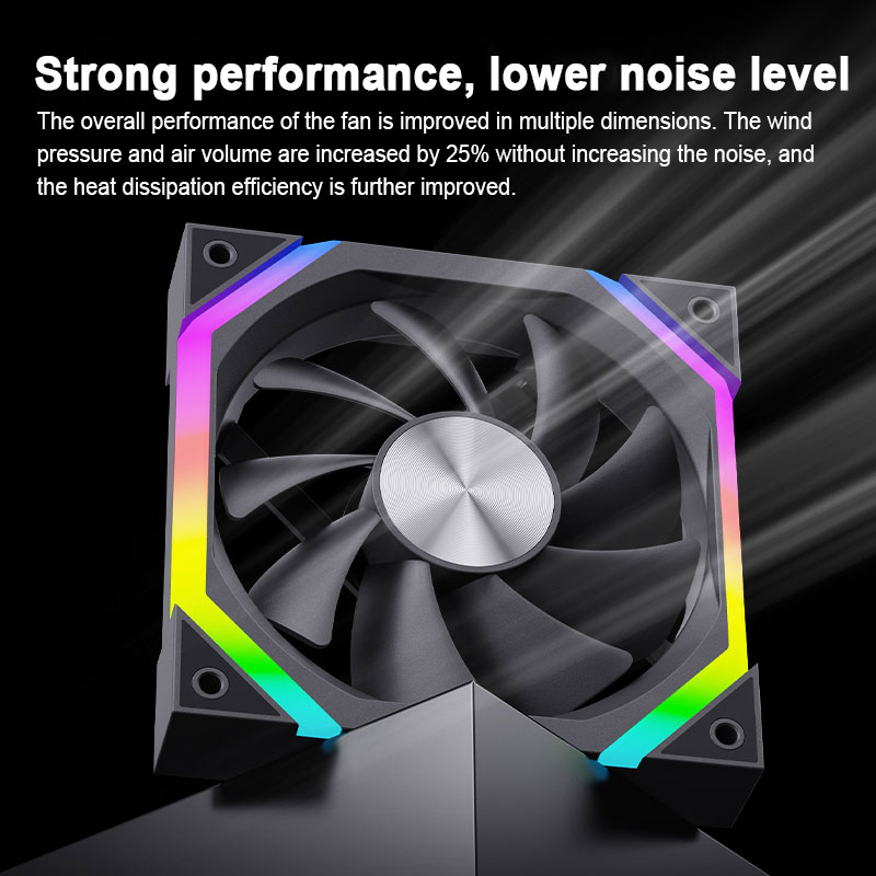 UPSIREN ZF-120 وحدة معالجة خار - مراجعة Argb Case Fan وسعره