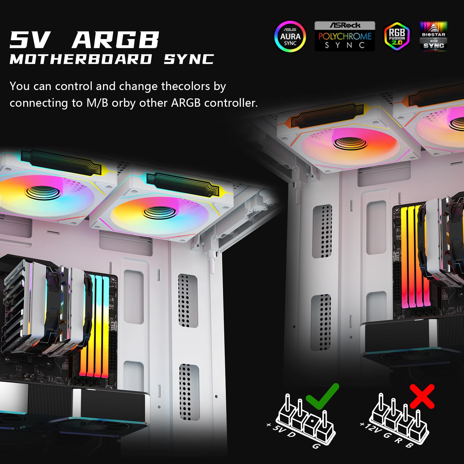 Prism 4 PRO ARGB Fan PC 120mm  - مراجعة Argb Case Fan وسعره