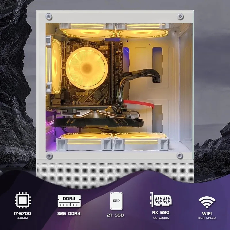 كمبيوتر ألعاب مكتبي، راديون RX - مراجعة Pc Gaming Intel Core I7 وسعره