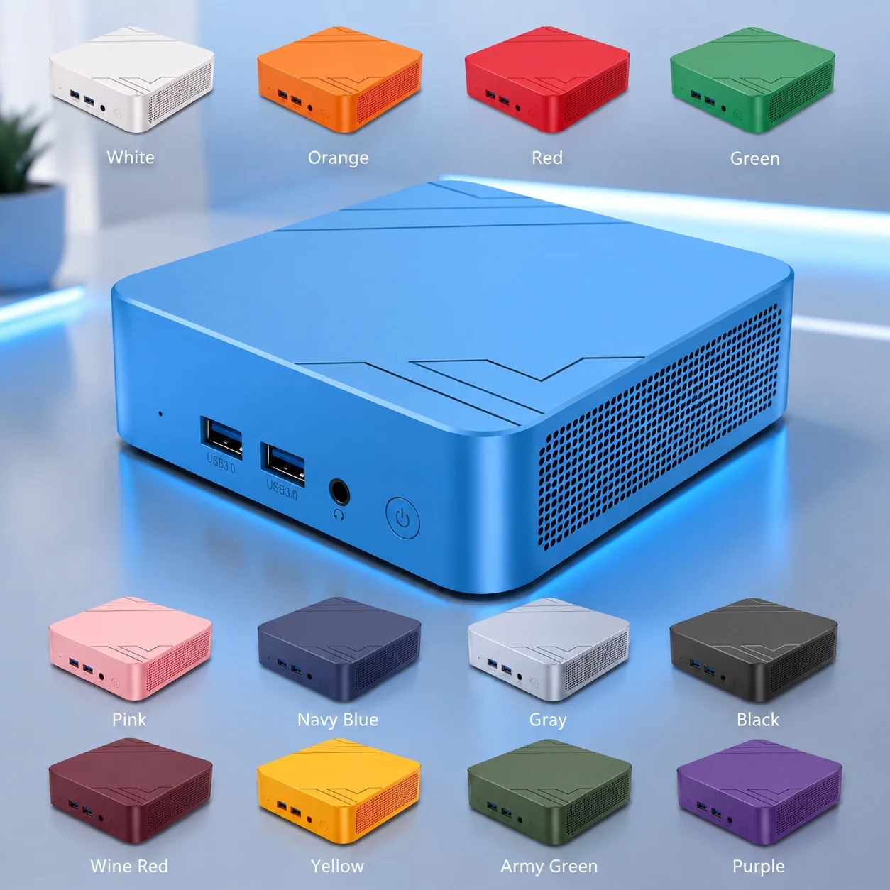 جهاز N150 ميني كمبيوتر ملون، 1 - مراجعة Pc Gaming Editing وسعره