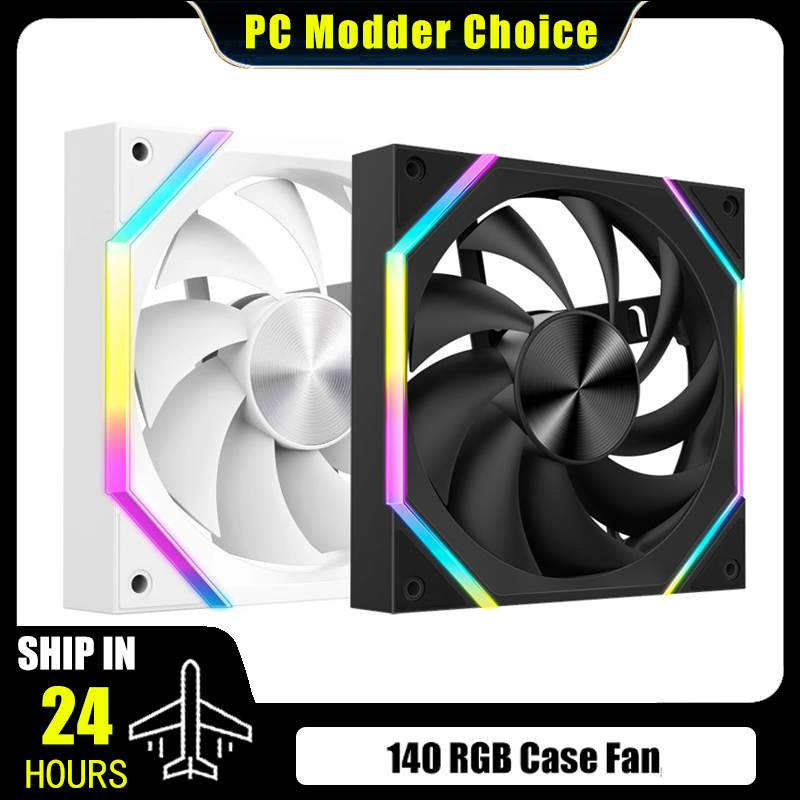 140 حافظة مروحة ARGB، صامتة 6- - مراجعة Argb Case Fan وسعره