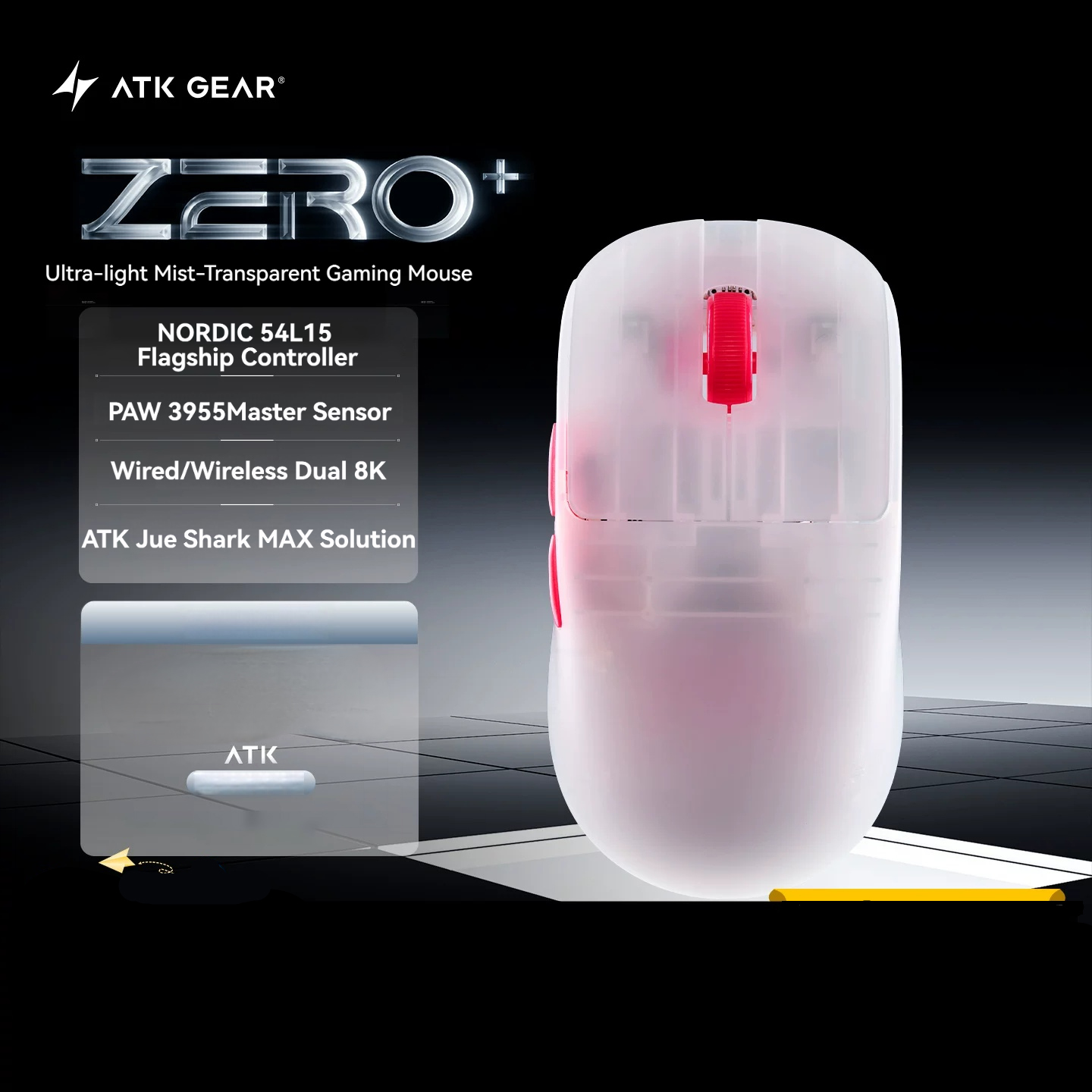 فأرة ATK ZERO Plus الجديدة، لا - مراجعة Pc Gaming New وسعره
