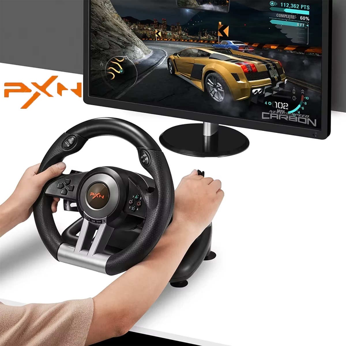 عجلة سباق PXN V3، متوافقة مع ا - مراجعة Pc Gaming Entry وسعره