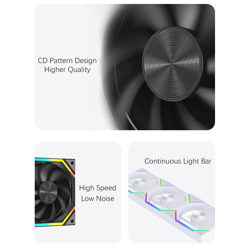 120 مللي متر ARGB مروحة إنفيني - مراجعة Argb Case Fan وسعره