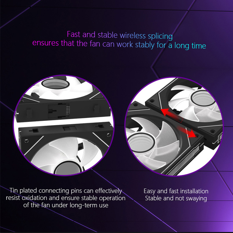 JUMPEAK MX120 240mm مروحة تبري - مراجعة Argb Case Fan وسعره