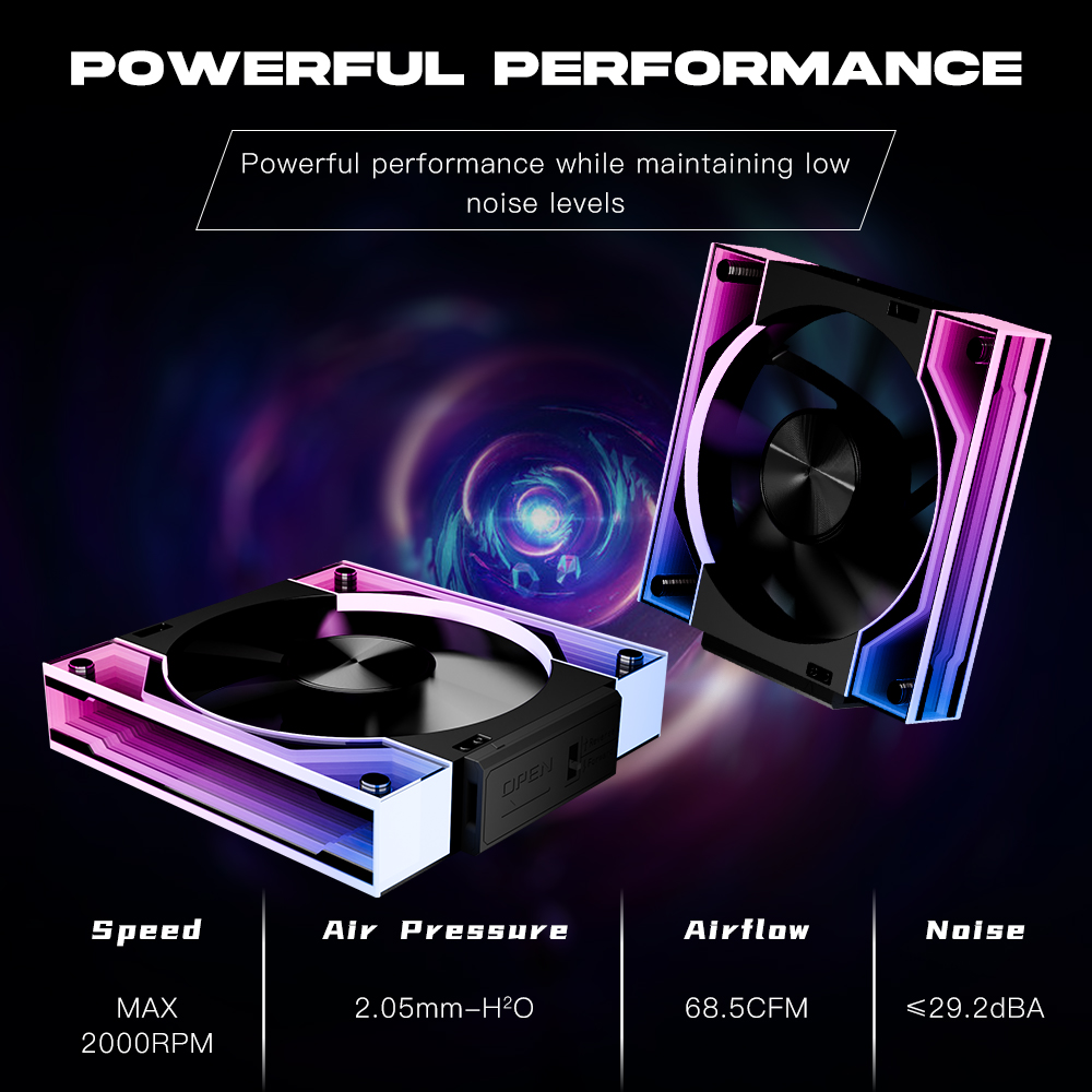 الغابة ليوبارد بين النجوم V3 ع - مراجعة Argb Case Fan وسعره
